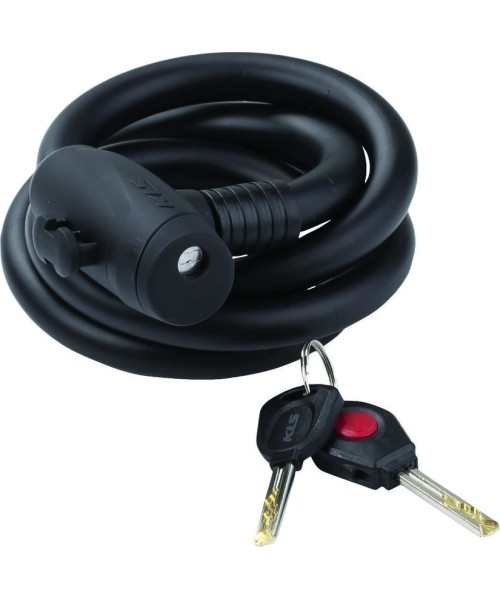 Kindad ja kiivrid : Jalgrattalukk Kellys Coil Cable, 4.5x150cm, must