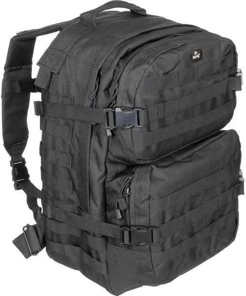 Seljakotid matkale : Kuprinė MFH Assault II, juoda, 40l