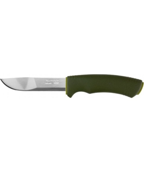 Jahi- ja ellujäämisnoad Morakniv: Morakniv Bushcraft Miško žalias nerūdijančio plieno peilis