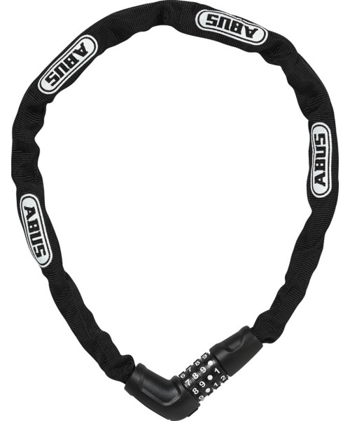 Gloves & Helmets & Accessories Abus: Bicycle Lock ABUS 5805C/110, with Code, 110cm, Chain, Black