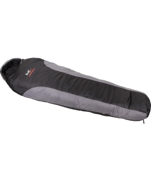 Magamiskotid FoxOutdoor: Miegmaišis FoxOutdoor Advance, juoda-pilka