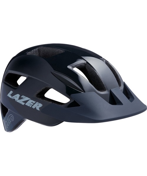 Kindad ja kiivrid Lazer: Dviratininko šalmas Lazer Gekko, 50-56 cm, juodas/mėlynas