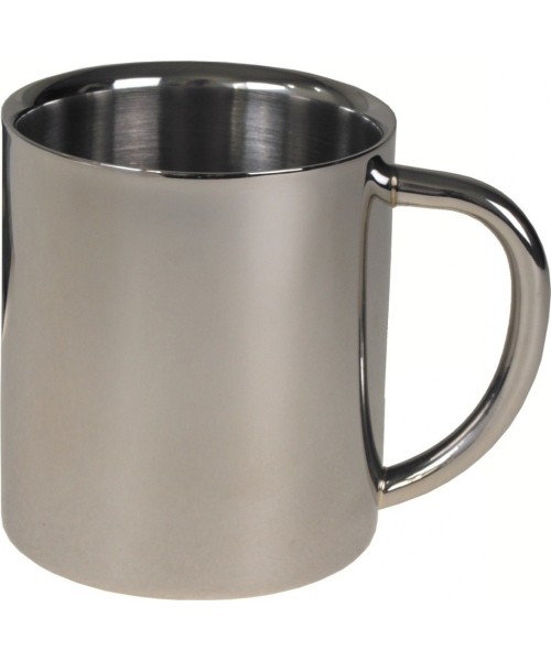 Matkapudelid ja tassid FoxOutdoor: Nerūdijančio plieno puodelis MFH, 250ml