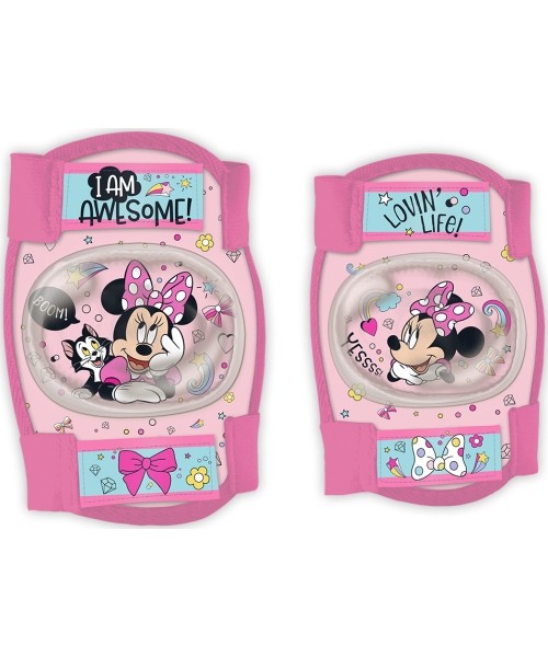 Kindad ja kiivrid : Vaikiškos apsaugos dviratininkams Dvirtex Minnie, rožinės