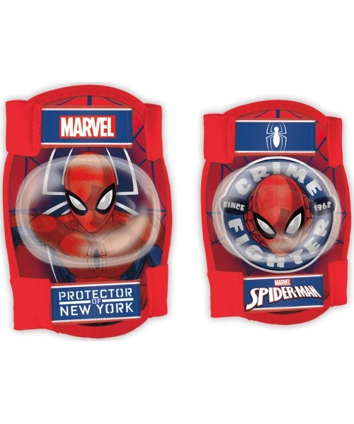 Kindad ja kiivrid : Vaikiškos apsaugos dviratininkams Dvirtex Spiderman, raudonos