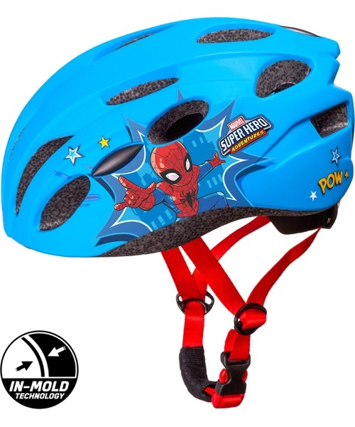 Kindad ja kiivrid : Dvirtex Spiderman jalgrattakiiver, suurus 52-56 cm, sinine/punane