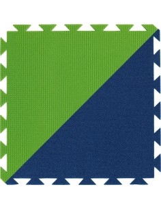 Floor Covering Yate, 43x43x1.0cm, Blue/Green