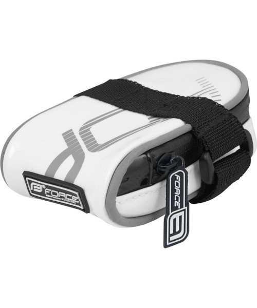 Kindad ja kiivrid : Jalgrattakorv FORCE Ride Minipac, Velcro süsteem, valge