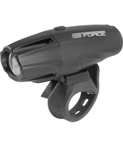 Kindad ja kiivrid : Priekinis žibintas Force Shark 700, USB, juodas