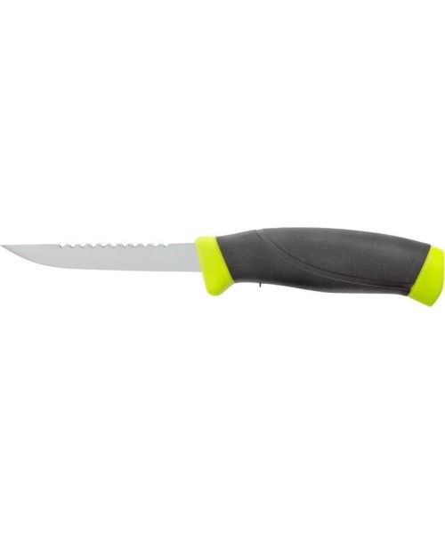 Jahi- ja ellujäämisnoad Morakniv: Peilis Morakniv Fishing Comfort Scaler 098, su dantukais, nerūdijančio plieno