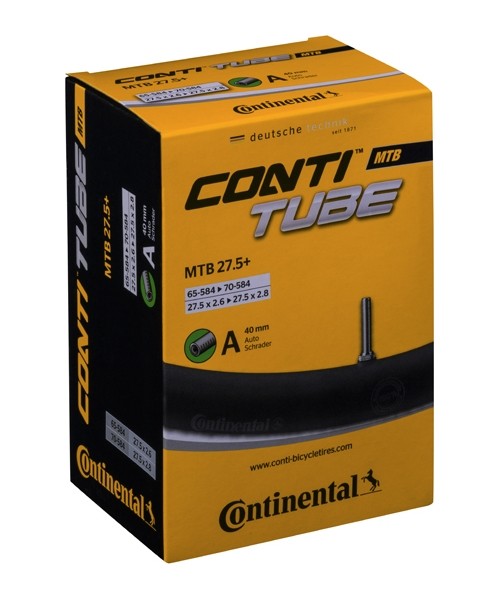 Kindad ja kiivrid : Dviračio padangos kamera Continental MTB 27.5, 57-70-584, 350g