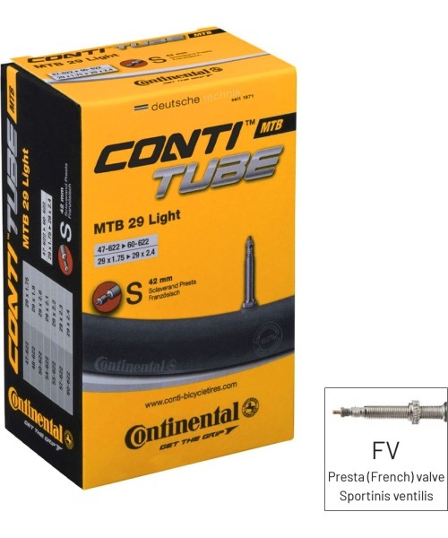 Kindad ja kiivrid : Jalgrattarehvid Continental 29", Light, FV, 42mm