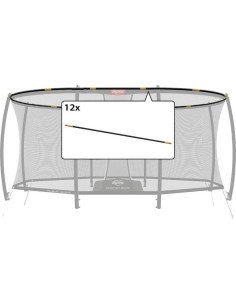 Batuudi turvavõrgud BERG: Vamzdelių rinkinys BERG 470 (.01 Version) for Grand Safety tinklui Deluxe