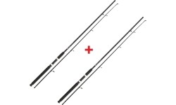 NGT Carp Stalker karpiritv 8ft/2-osaline, must 1+1 TASUTA!