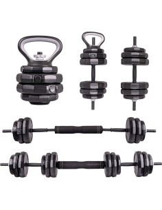 Cement Dumbbell Set inSPORTline ON-X 6-in-1 40 kg