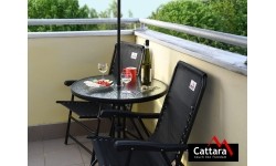 TERST round garden table 70cm