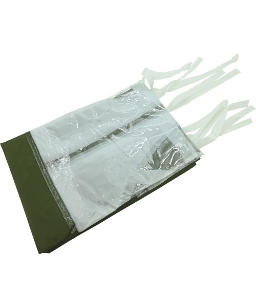 Sidewalls for party tent WINDOW 2x3m 420D green WATERPROOF