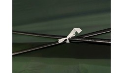 Sidewalls for party tent WINDOW 2x3m 420D green WATERPROOF