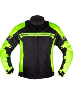 Summer moto jacket W-TEC Dexter - Black / Green
