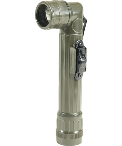 Taskulambid MIL-TEC: US OD LED ANGLEHEAD FLASHLIGHT MEDIUM
