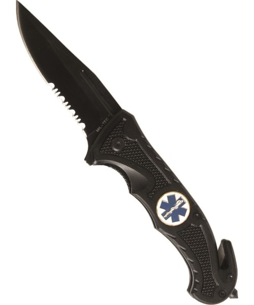 Jahi- ja ellujäämisnoad MIL-TEC: BLACK CAR KNIFE ′RESCUE′