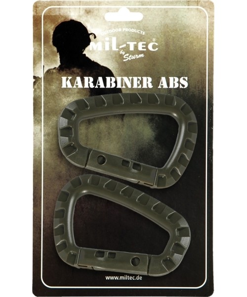 Survival Tools and Kits MIL-TEC: OD CARABINER ABS