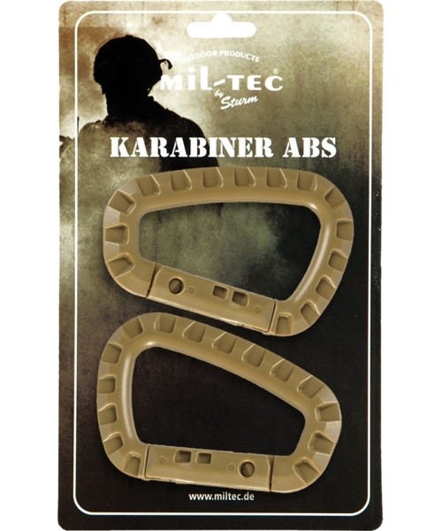 Ellujäämise tööriistad ja komplektid MIL-TEC: COYOTE CARABINER ABS