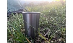 Origin Outdoors roostevabast terasest kruusikomplekt „Livingstone“