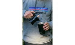Origin Outdoors roostevabast terasest kruusikomplekt „Livingstone“