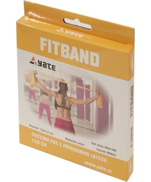 Resistance Band Yate, 120x12 cm - Soft, Yellow