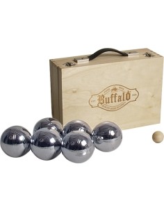 Petanque Set Buffalo Jeu De Boules, 6 Balls