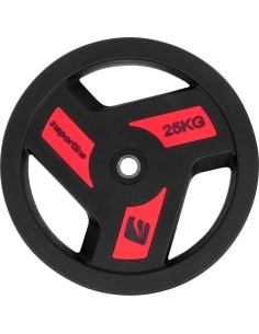 Kummiga kaetud raskusketas inSPORTline Herk 25 kg
