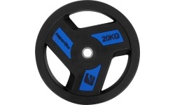 Kummeeritud raskusketas inSPORTline Herk 20 kg