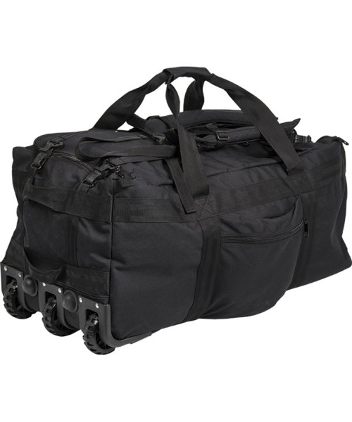 Vaba aja seljakotid ja kotid MIL-TEC: BLACK COMBAT DUFFLE BAG WITH WHEEL