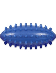 Massage Egg Yate Spiky 12,5x4,5 cm - Blue