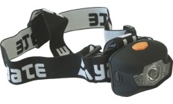 Pealamp Yate Panter 3 W Cree + 2 LED, must
