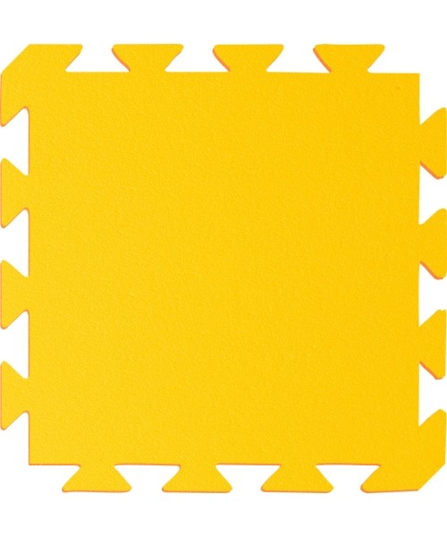 Madratsid Yate: Yate puzzle tartan, 29x29x1,2 cm - kollane/oranž
