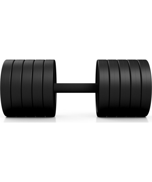 Rubber Coated Dumbbell Marbo Sport, Red, 42,5 kg