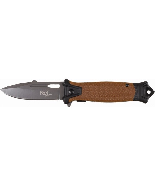 Jahi- ja ellujäämisnoad FoxOutdoor: Nuga FoxOutdoor Snake Coyote Tan