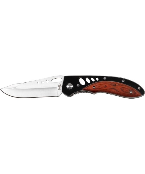 Hunting and Survival Knives FoxOutdoor: Peilis FoxOutdoor, rankena su medžio detalėmis