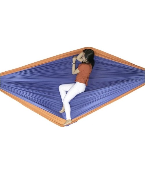 Hammock Ticket To The Moon, 2 Person, Blue-Orange