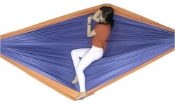 Hammock Ticket To The Moon, 2 Person, Blue-Orange