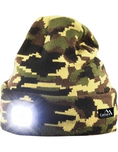 Nokamüts LED-taskulambiga Cattara Army