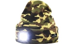 Cap with LED flashlight Cattara Army