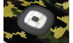 Nokamüts LED-taskulambiga Cattara Army