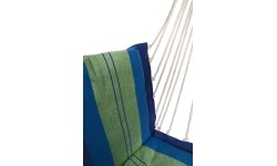 Võrkkiik-tool Cattara, sinine/roheline, 95x50 cm