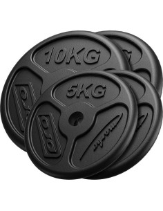 Cast Iron Weight Plates Set (slim) Marbo 30 kg (2x10kg + 2x5kg)