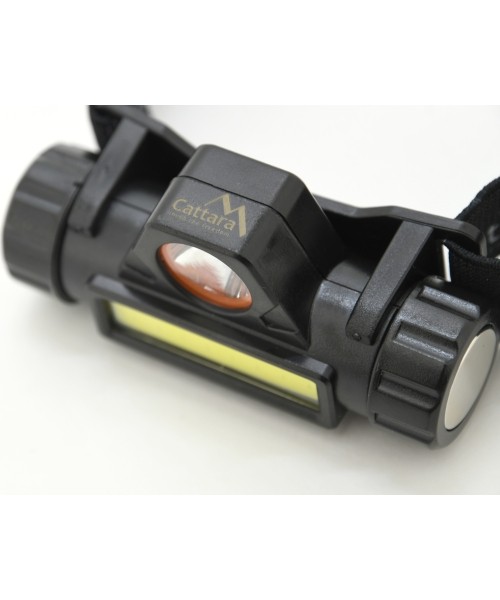 Headlamp Cattara 120lm rechargeable