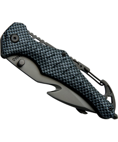 Knife Baladeo Security Emergency Carbon