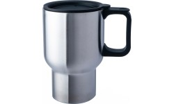 Roostevabast terasest kruus BasicNature Auto, 0,45 l